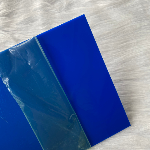 Opaque Blue Acrylic Sheet 3mm