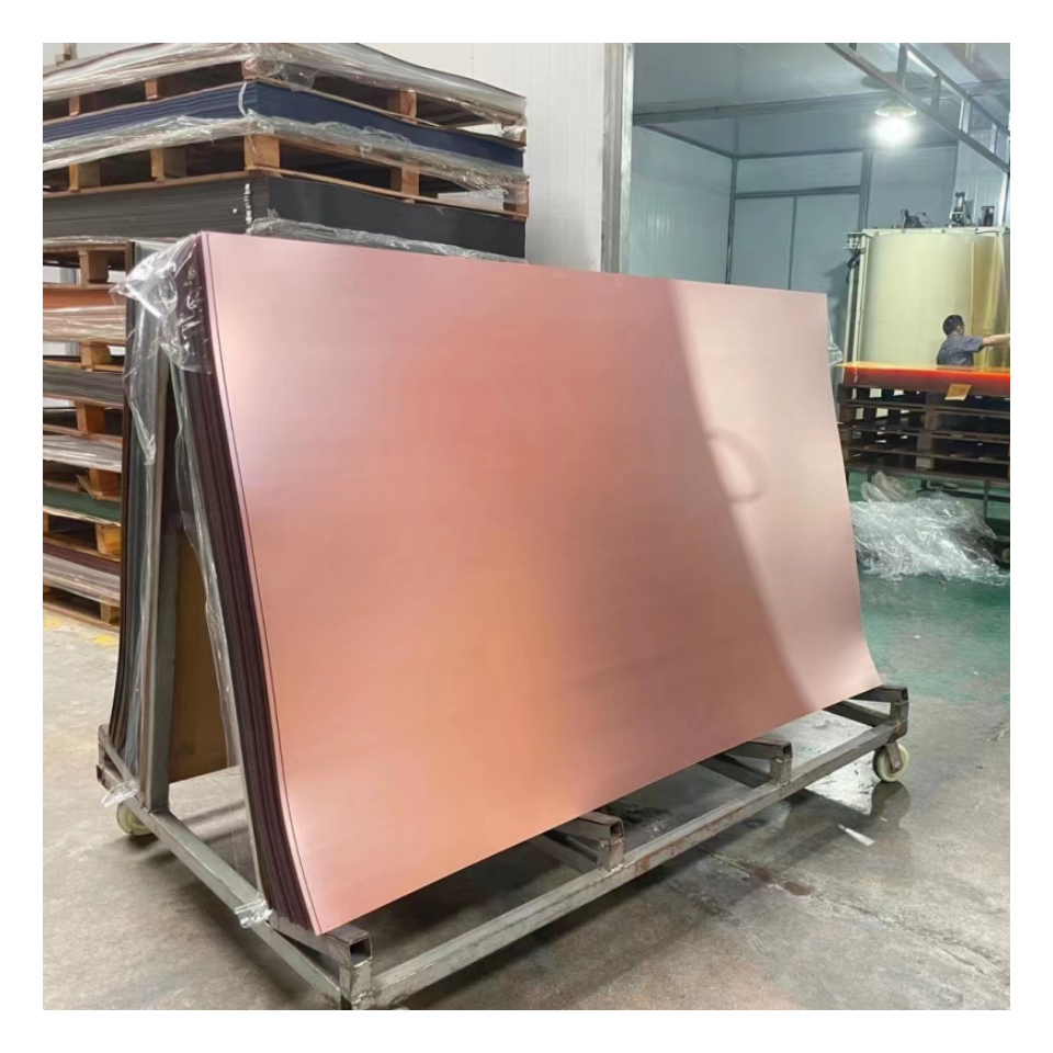 Rose Gold Mirror Acrylic Plastic Sheet for Laser Cutting