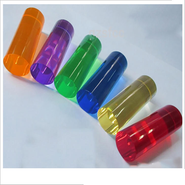 Transparent Colored Round Acrylic Plastic Rod
