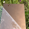 Copper Finish Advertisement Acrylic Mirror Sheet