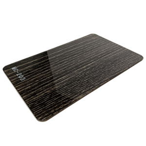 Black Walnut Style Plexi Glass Panel MC-203