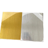 Brushed Silver Gold Double Side ABS Sheet
